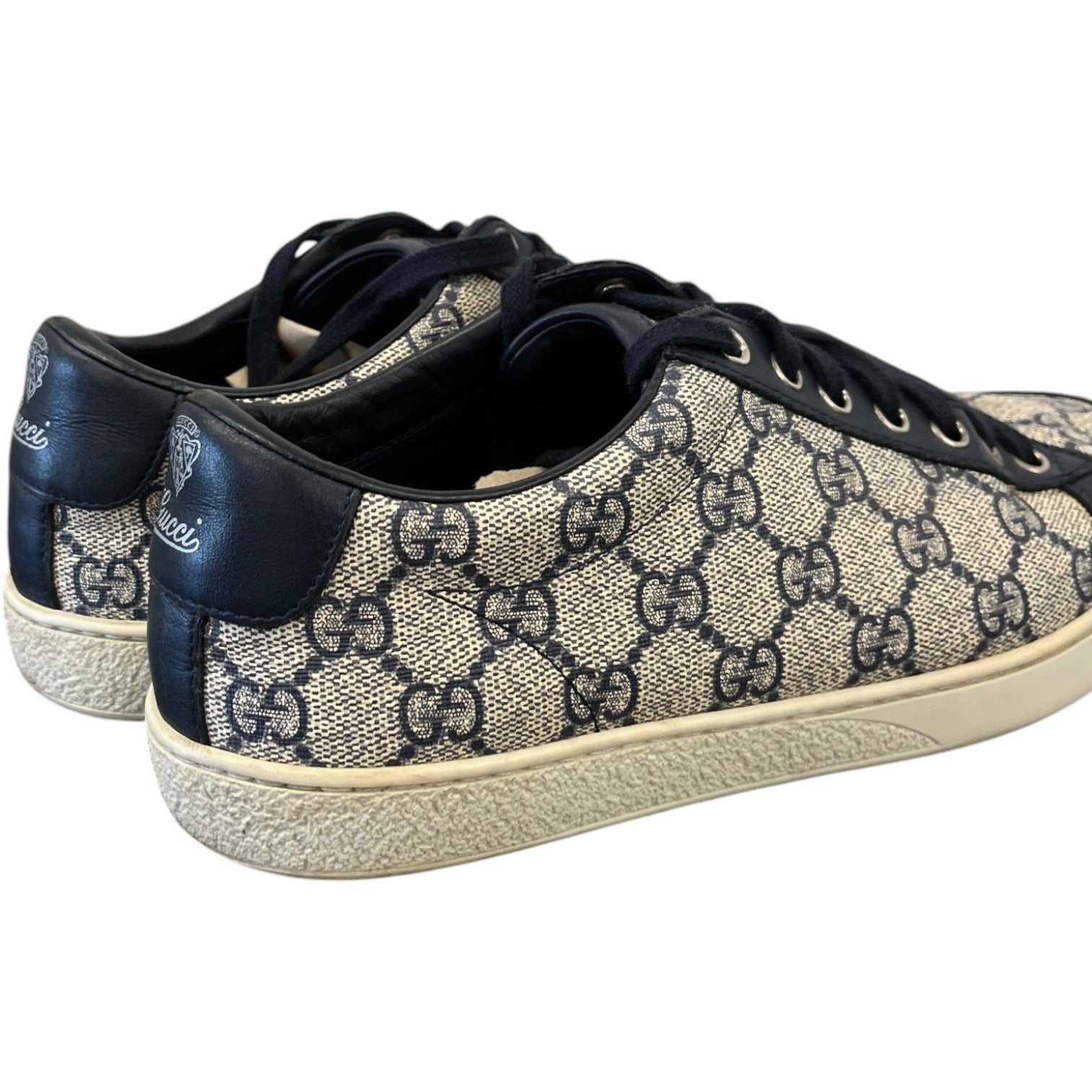 Women's Gg Supreme Low Trainers Blue Size EU 38 / UK 5 - Photo 7