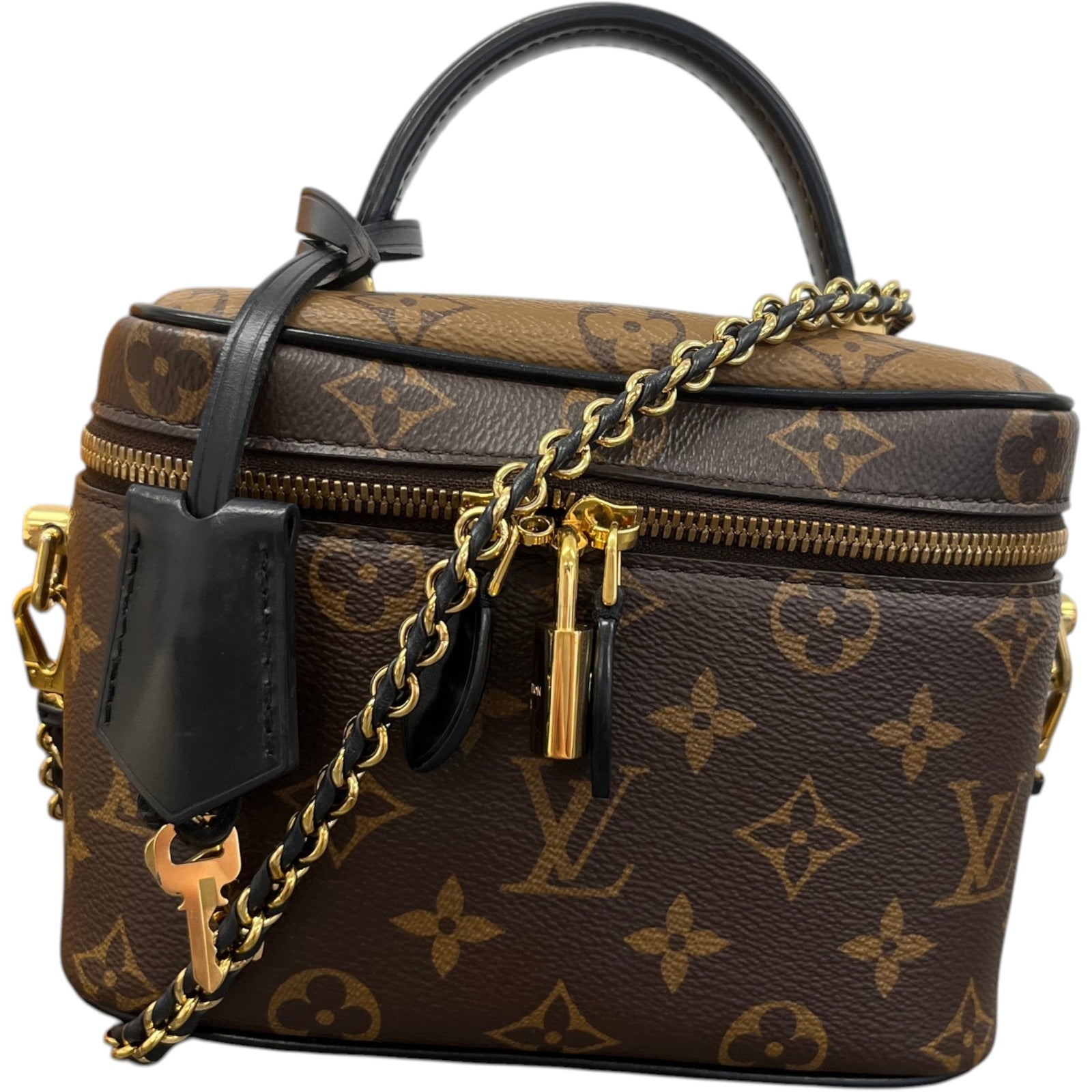 Women's Monogram Reverse Vanity PM Handbag Brown - Photo 1