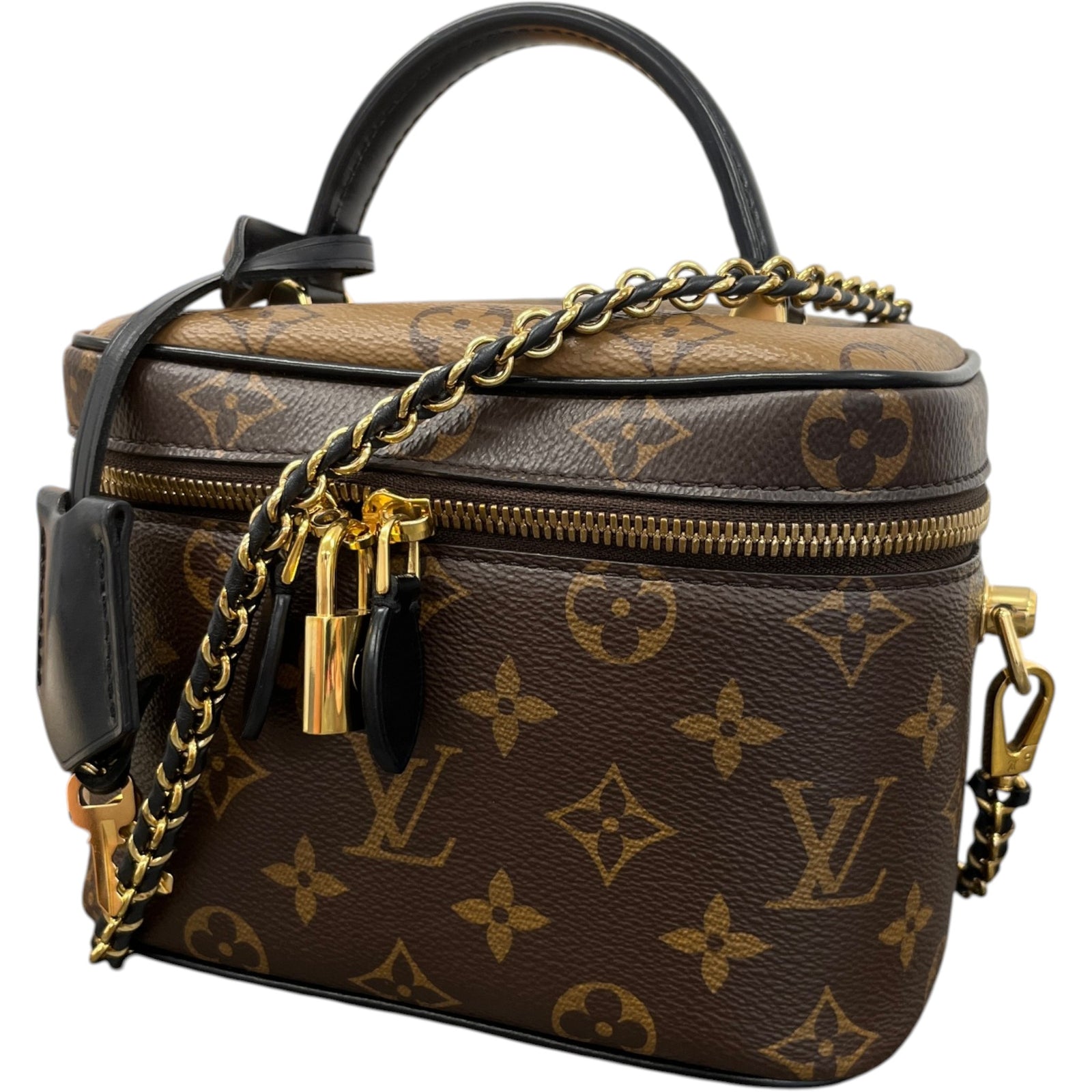 Women's Monogram Reverse Vanity PM Handbag Brown - Photo 5