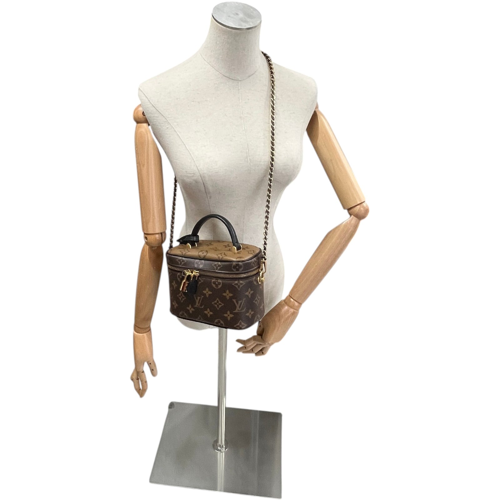 Women's Monogram Reverse Vanity PM Handbag Brown - Photo 2