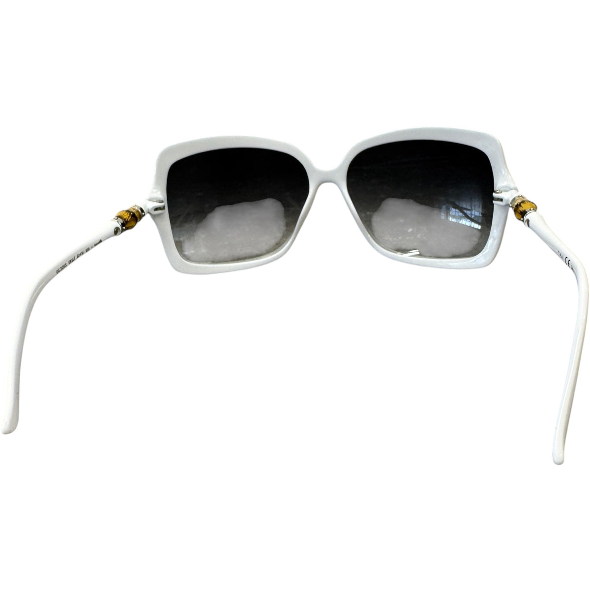 Women's Bamboo GG3131/S Sunglasses White - Photo 5