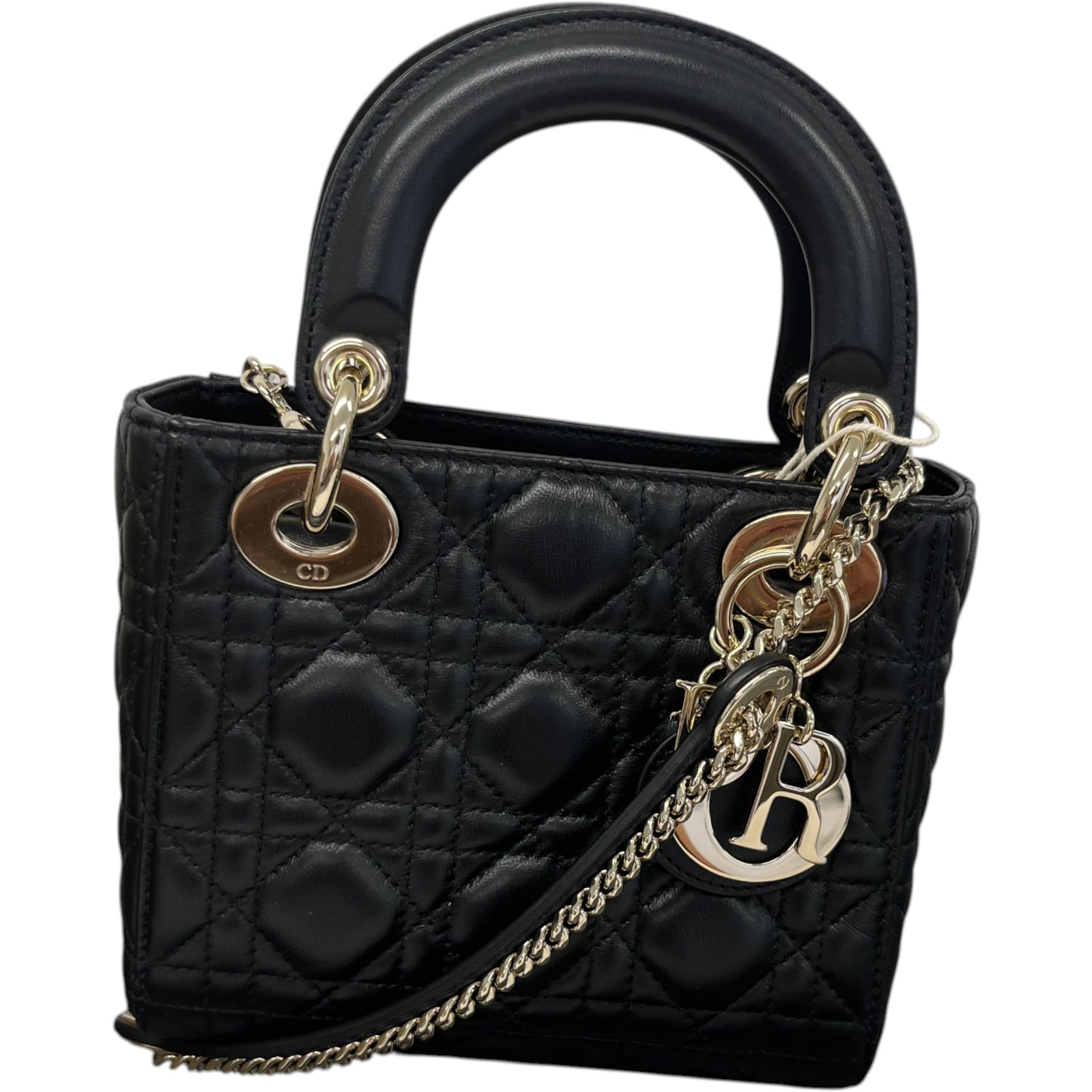 Women's Small Lady Dior Handbag Black - Photo 1
