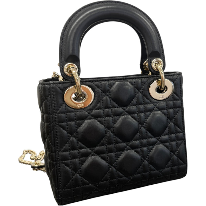 Women's Small Lady Dior Handbag Black