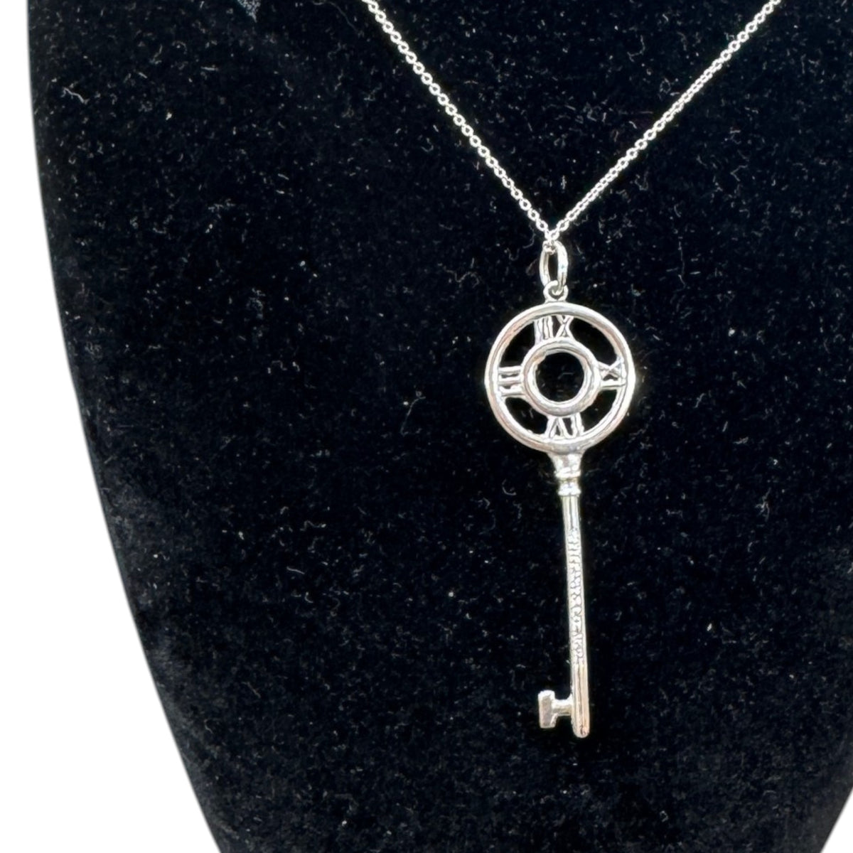 Women's Atlas Key Pendant Necklace Silver - Photo 5