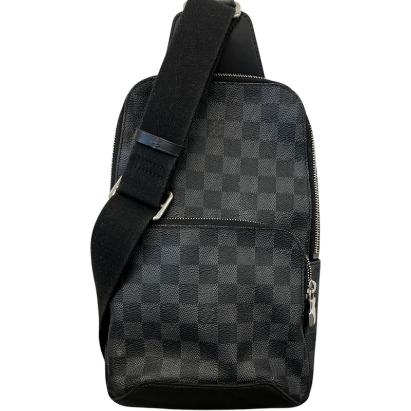 Men's Damier Graphite Avenue Slingbag Bag Black