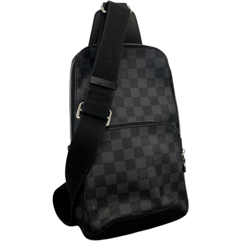 Men's Damier Graphite Avenue Slingbag Bag Black