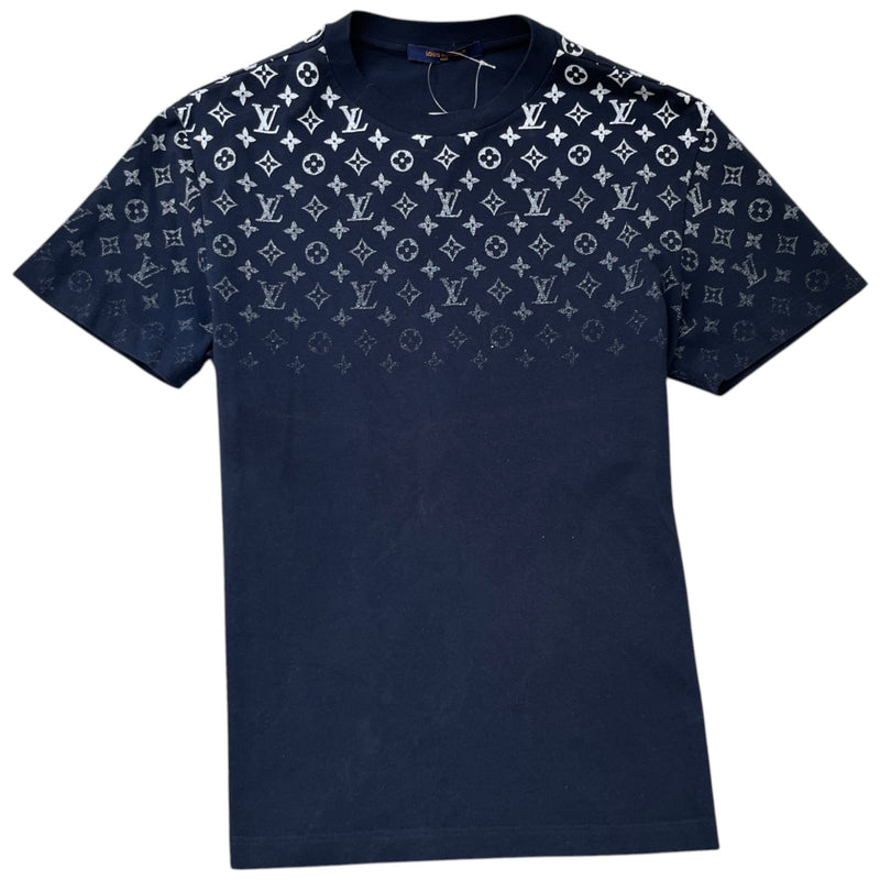 Men's Monogram Gradient T-Shirt Navy Size S