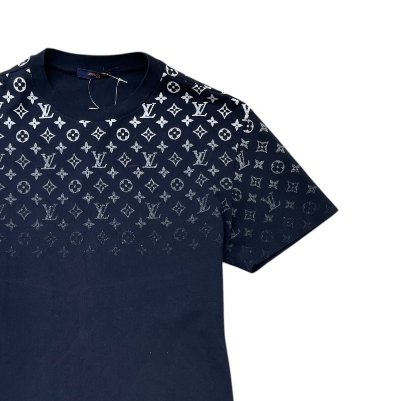 Men's Monogram Gradient T-Shirt Navy Size S