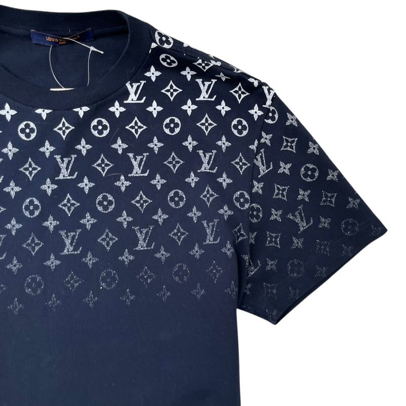Men's Monogram Gradient T-Shirt Navy Size S
