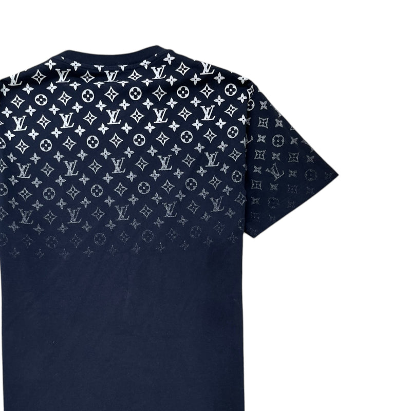 Men's Monogram Gradient T-Shirt Navy Size S