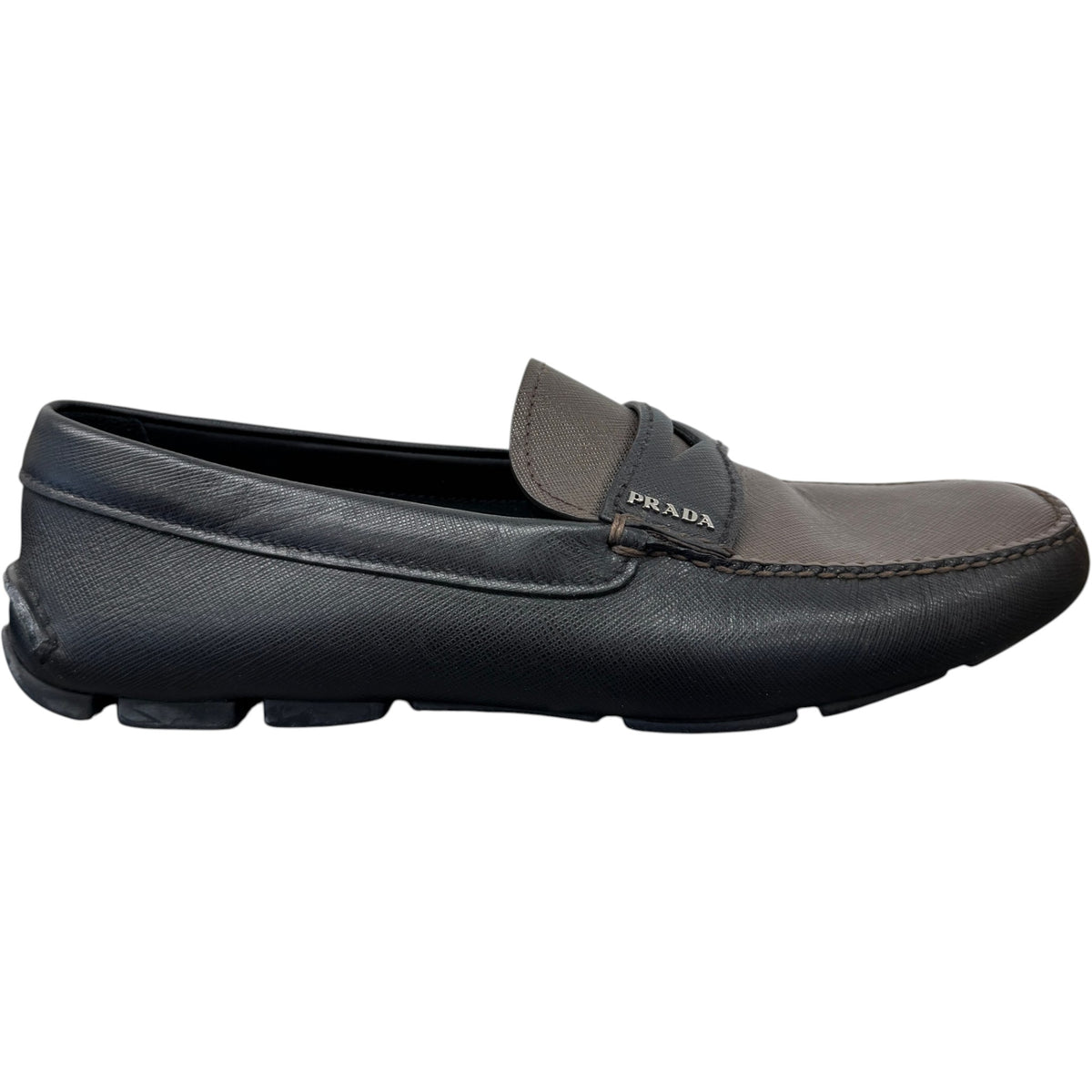 Men's Penny Driving Loafers Black Size UK 8.5 / EU 42.5 - Photo 1