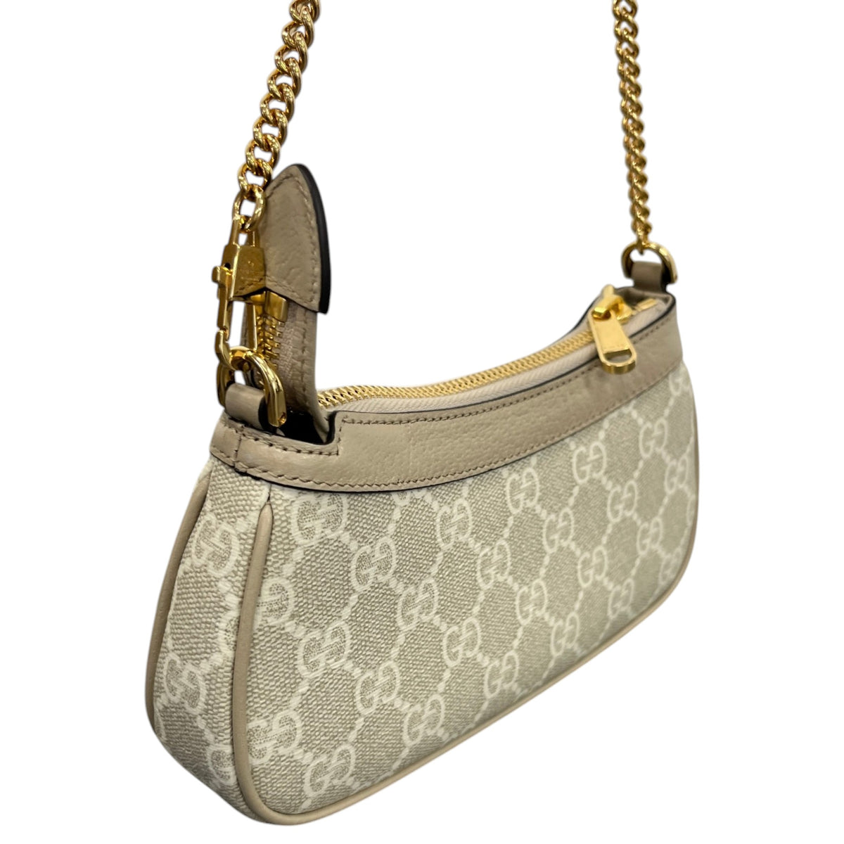 Women's Ophidia Mini Handbag Beige - Photo 8