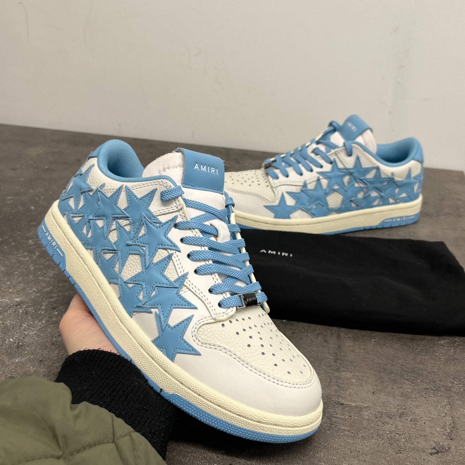 Women's Stars Low Low Trainers Blue Size EU 37 / UK 4 - Photo 12