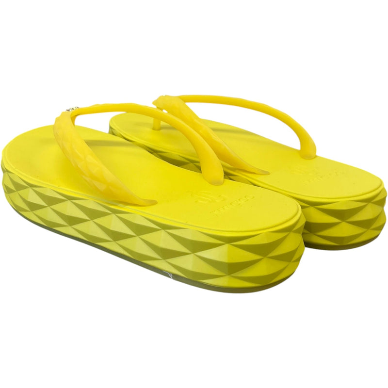 Women's Diamond Sandals Yellow Size EU 40 / UK 7