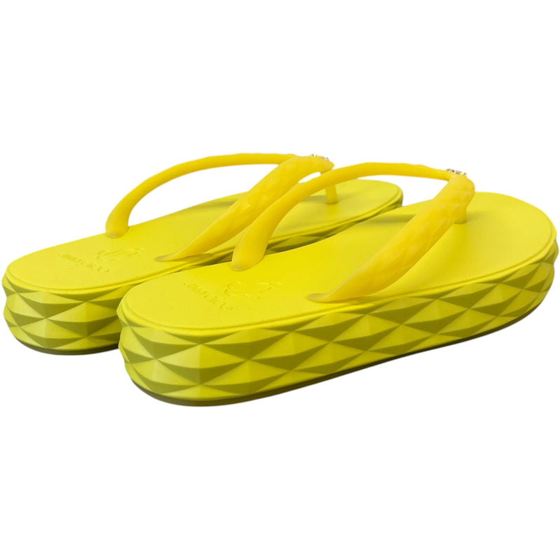 Women's Diamond Sandals Yellow Size EU 40 / UK 7