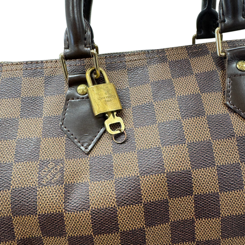 Women's Damier Ebene Speedy 30 Handbag Brown
