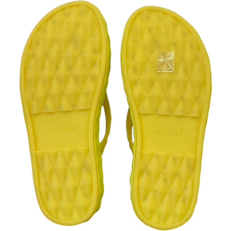 Women's Diamond Sandals Yellow Size EU 40 / UK 7