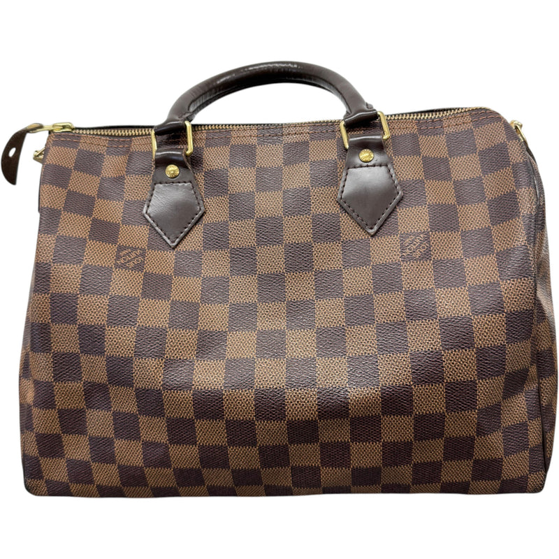 Women's Damier Ebene Speedy 30 Handbag Brown