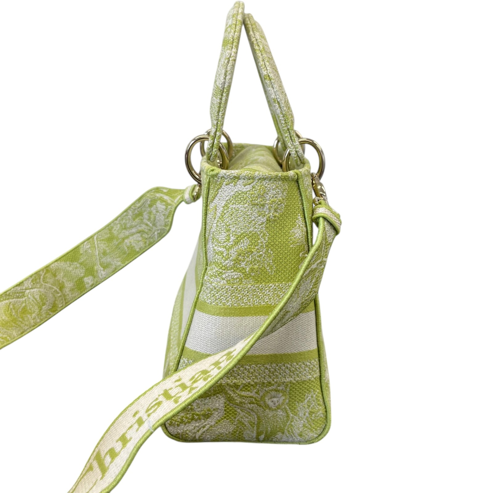 Women's Lady Dior Medium Handbag Green - Photo 6