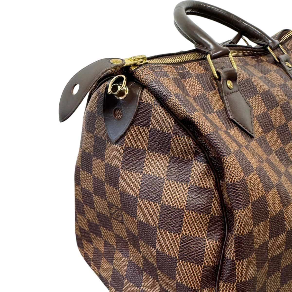 Women's Damier Ebene Speedy 30 Handbag Brown - Photo 7