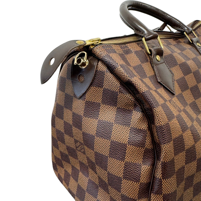 Women's Damier Ebene Speedy 30 Handbag Brown
