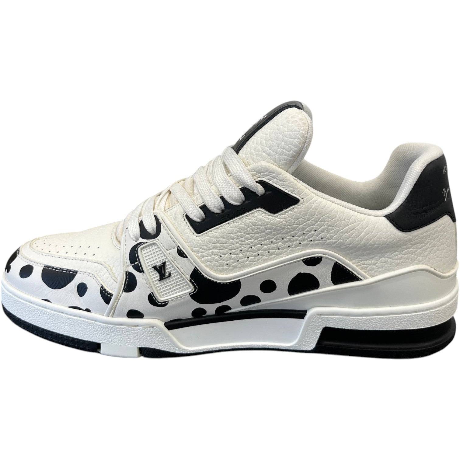 Men's Lv Yayoi Kusama Low Trainers White Size EU 41 / UK 7 - Photo 5