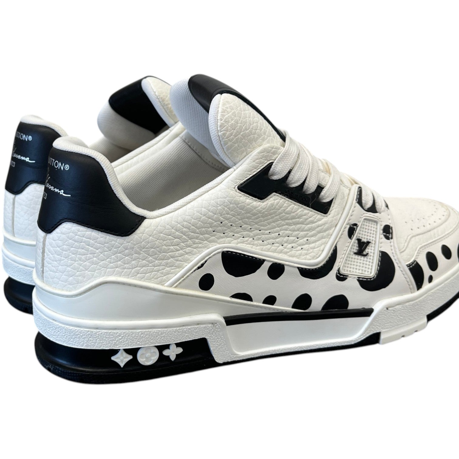 Men's Lv Yayoi Kusama Low Trainers White Size EU 41 / UK 7 - Photo 7