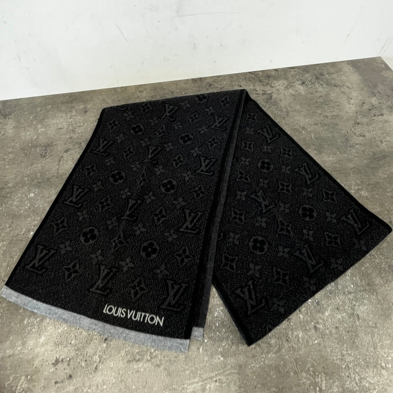 Men's Monogram Eclipse Scarf Black