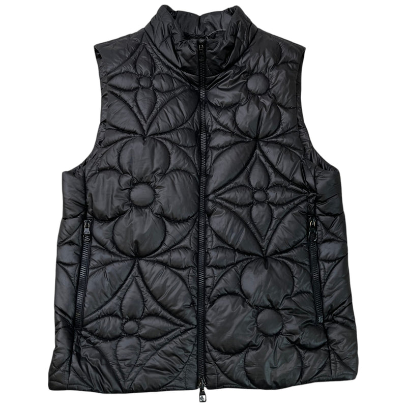 Men's Lvse Padded Monogram Gilet Black Size IT 44 / XS
