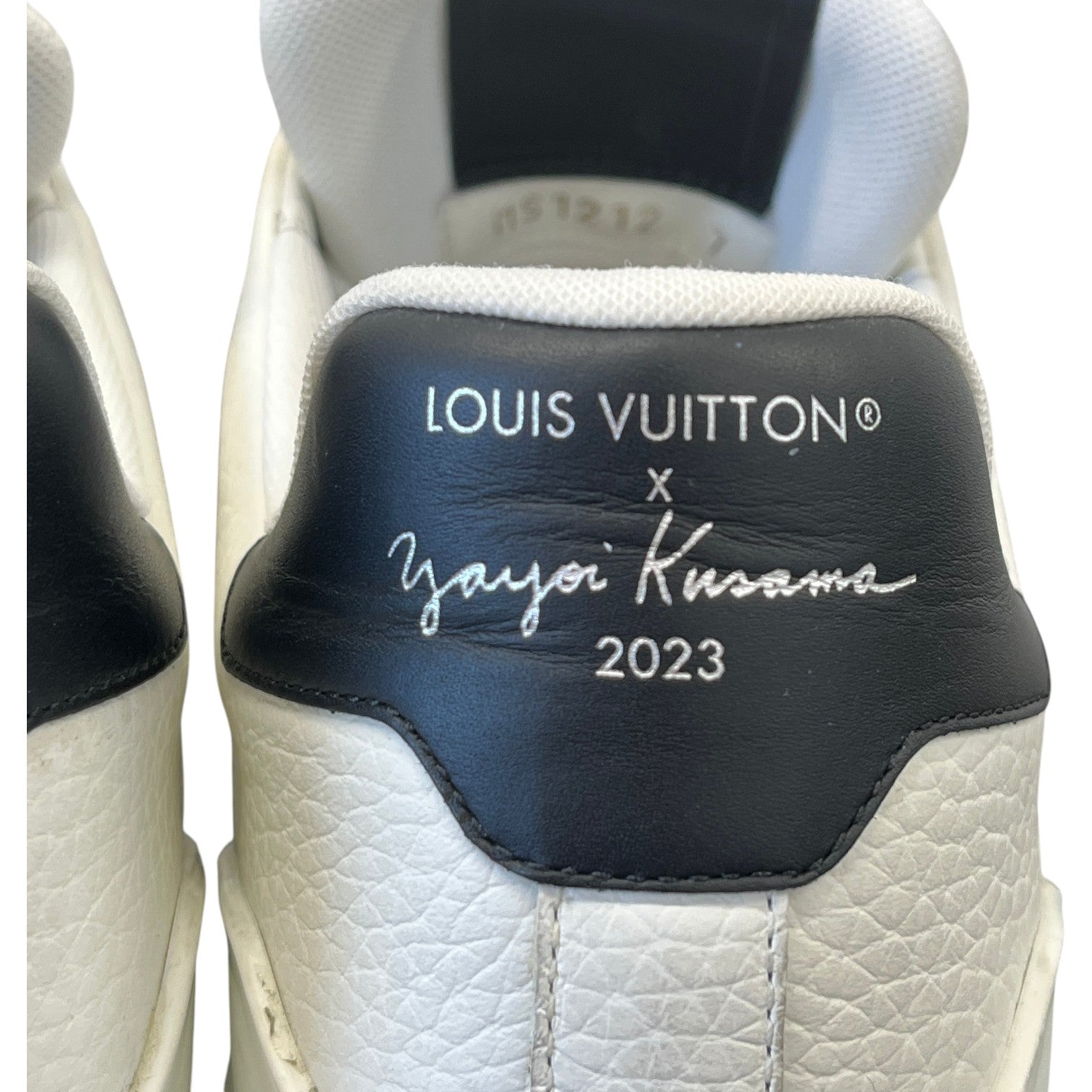Men's Lv Yayoi Kusama Low Trainers White Size EU 41 / UK 7 - Photo 10