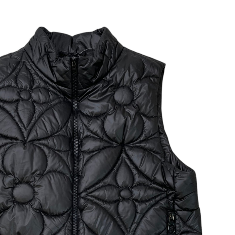Men's Lvse Padded Monogram Gilet Black Size IT 44 / XS