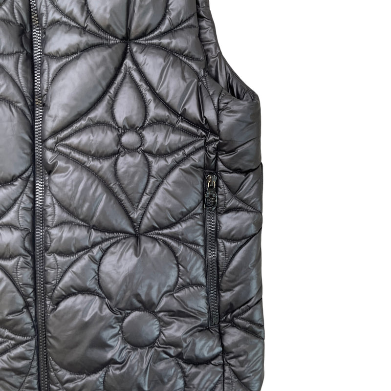 Men's Lvse Padded Monogram Gilet Black Size IT 44 / XS
