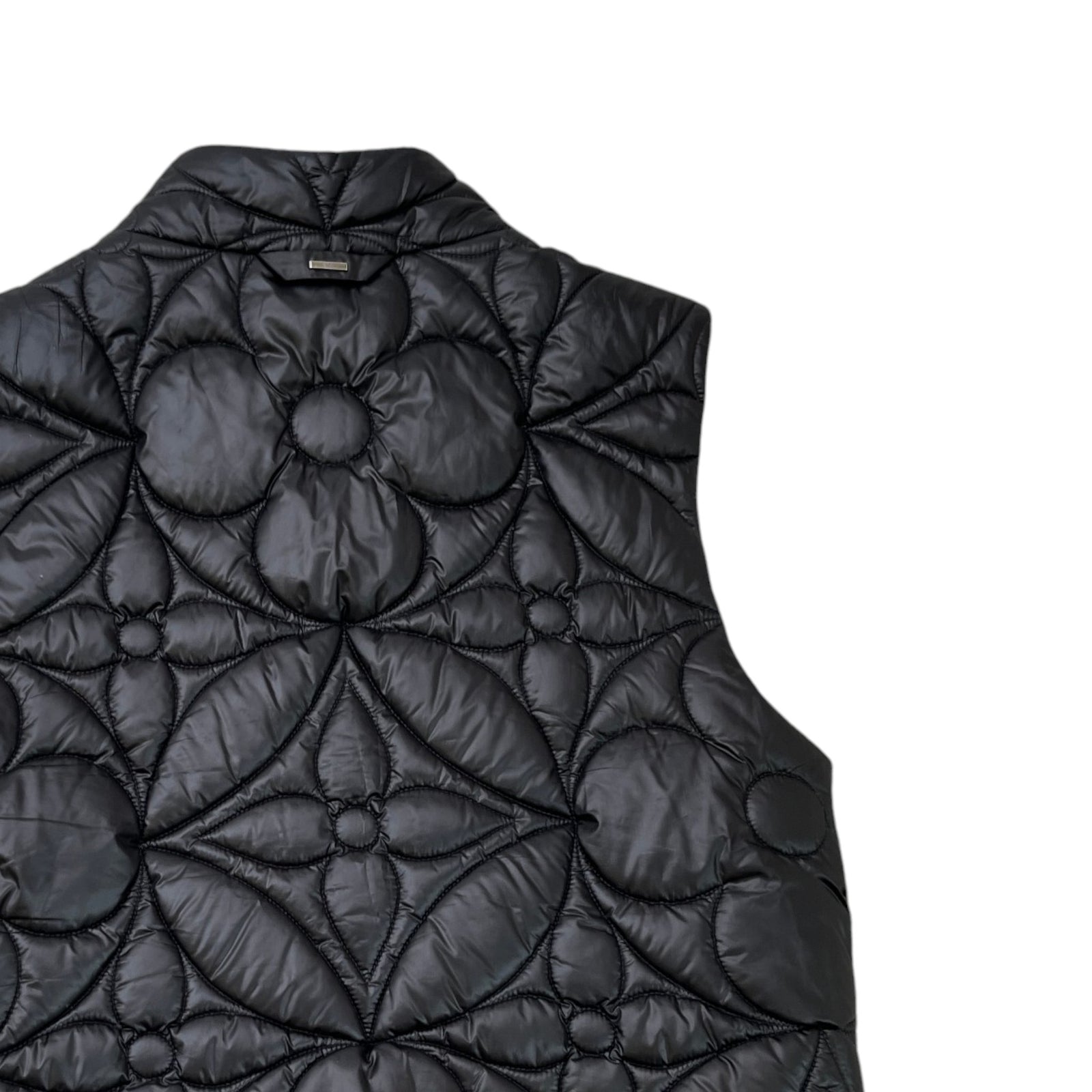 Men's Lvse Padded Monogram Gilet Black Size IT 44 / XS - Photo 4