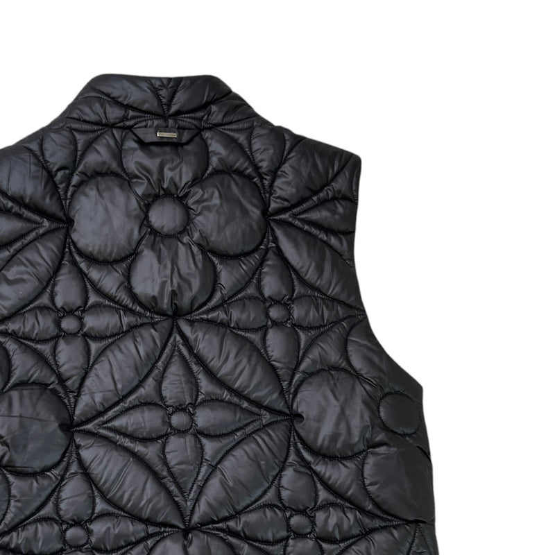 Men's Lvse Padded Monogram Gilet Black Size IT 44 / XS