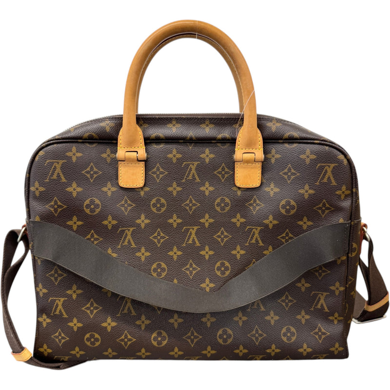 Men's Monogram Horizon Briefcase Brown