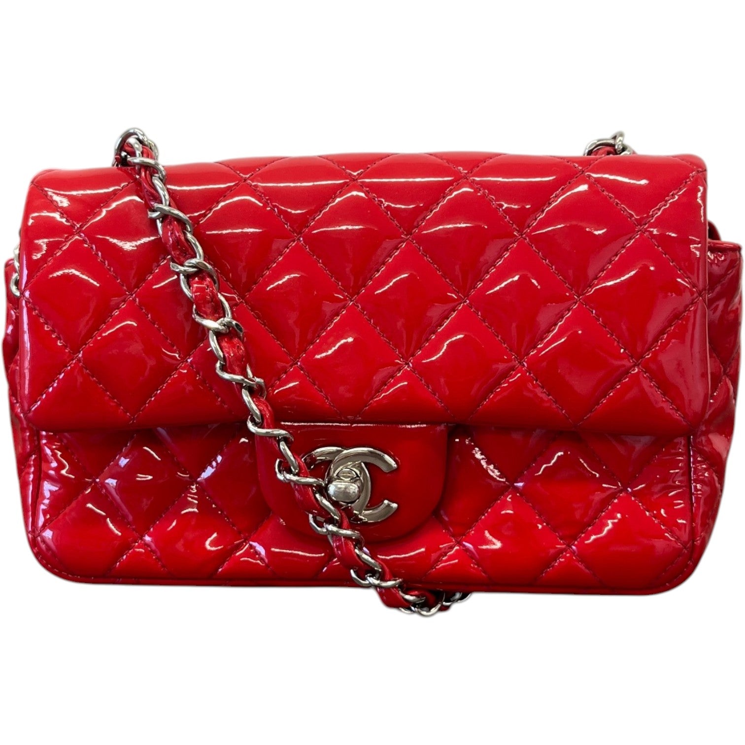 Women's Small Classic Flap Bag Red - Photo 1