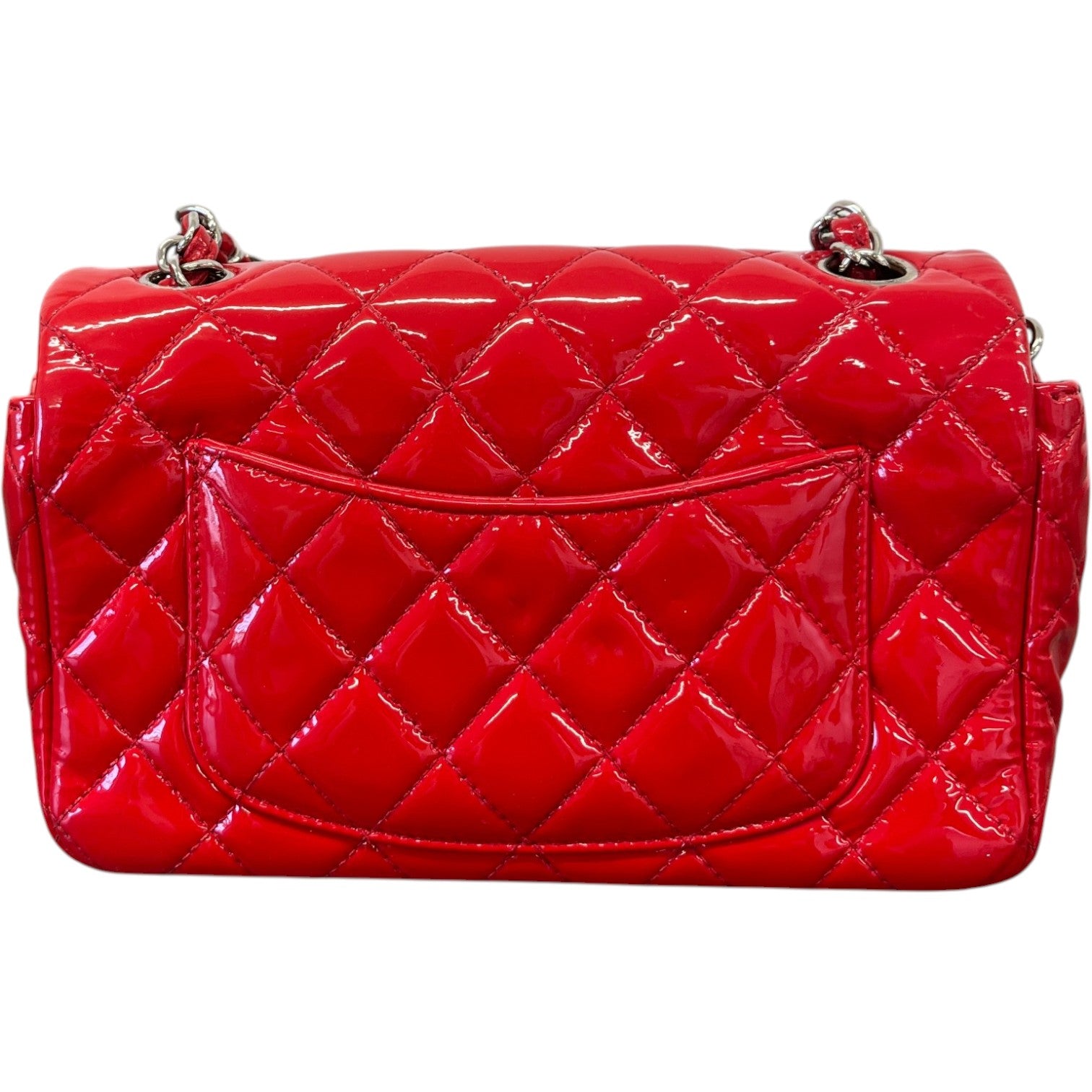 Women's Small Classic Flap Bag Red - Photo 7