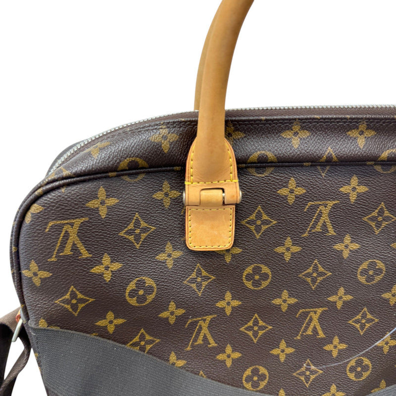 Men's Monogram Horizon Briefcase Brown