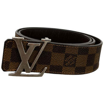 Men's Damier Ebene Reversible Belt Brown Size Waist 28