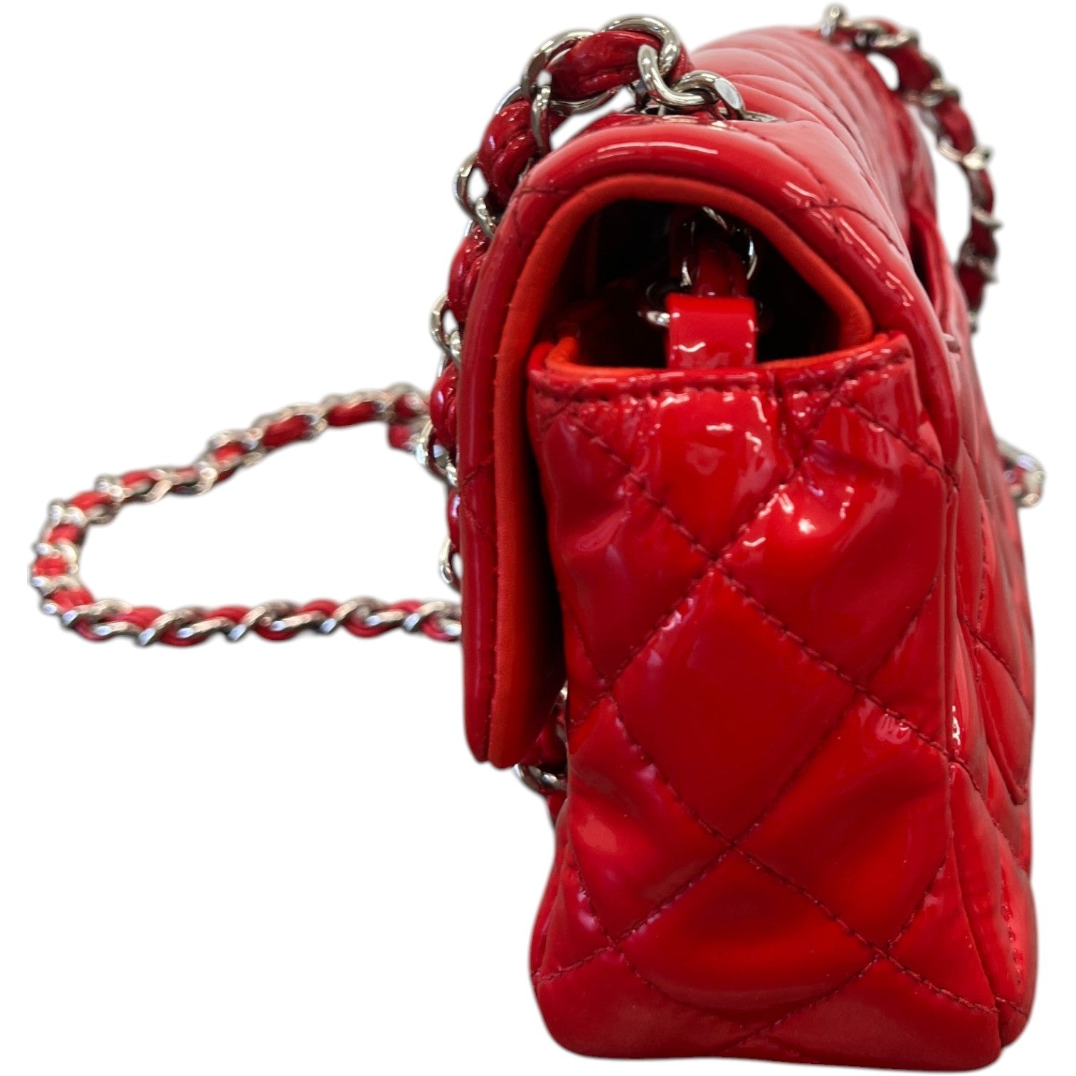 Women's Small Classic Flap Bag Red - Photo 5