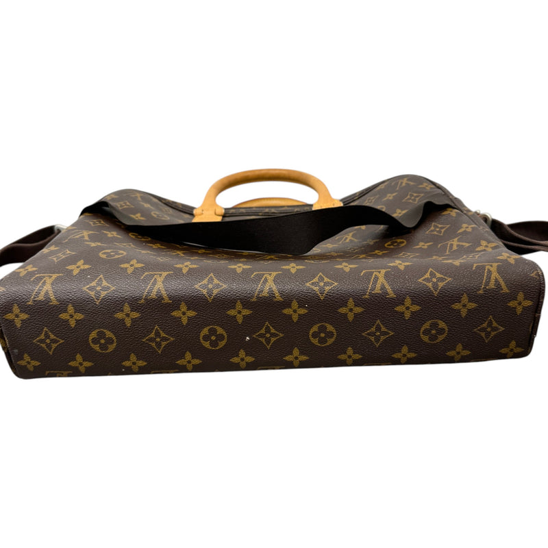 Men's Monogram Horizon Briefcase Brown