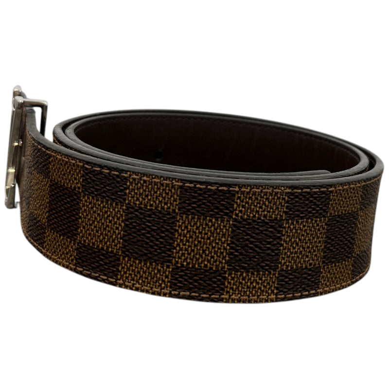 Men's Damier Ebene Reversible Belt Brown Size Waist 28"