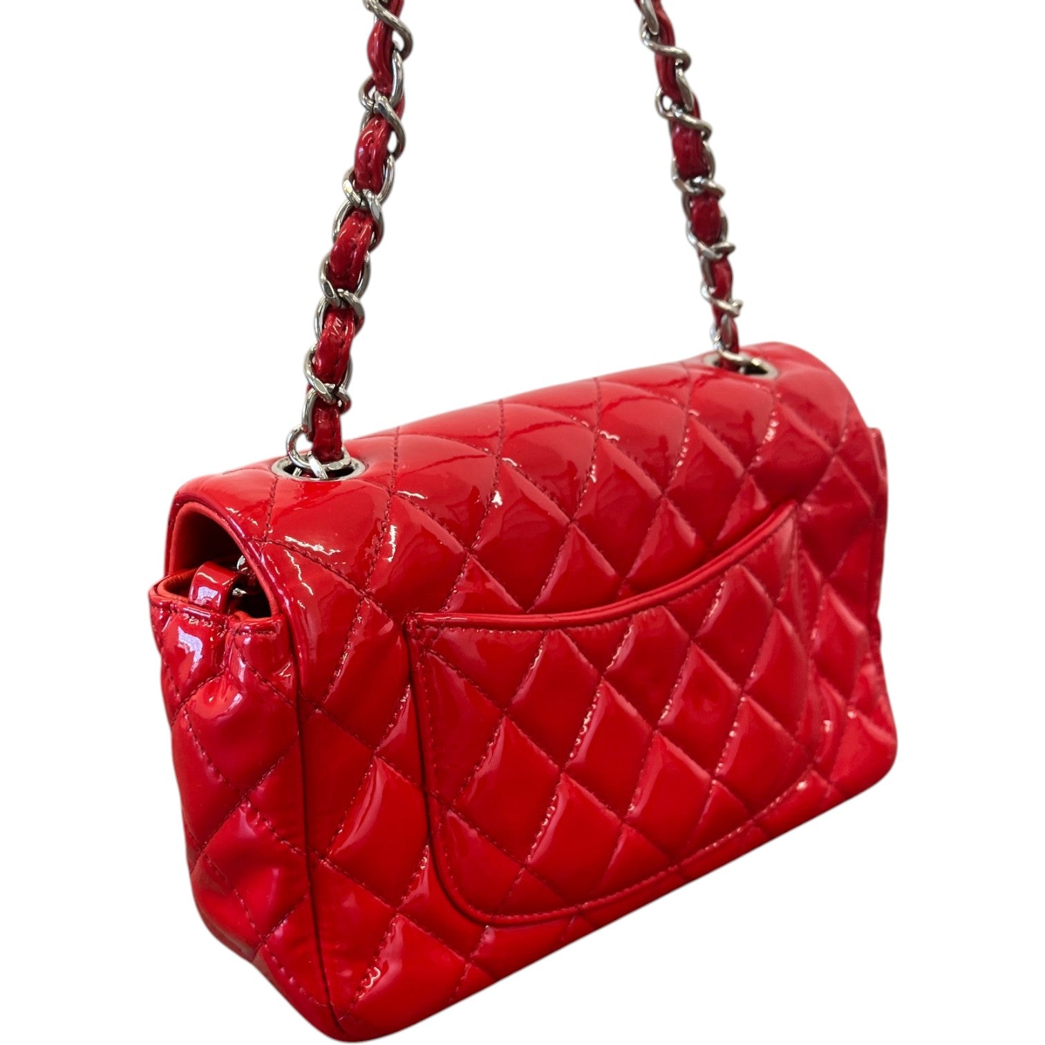 Women's Small Classic Flap Bag Red - Photo 9