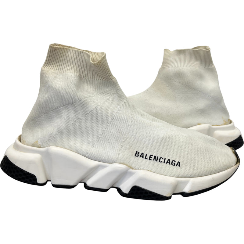 Men's Speed Sock High Trainers White Size EU 40 / UK 6