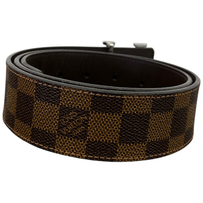 Men's Damier Ebene Reversible Belt Brown Size Waist 28"