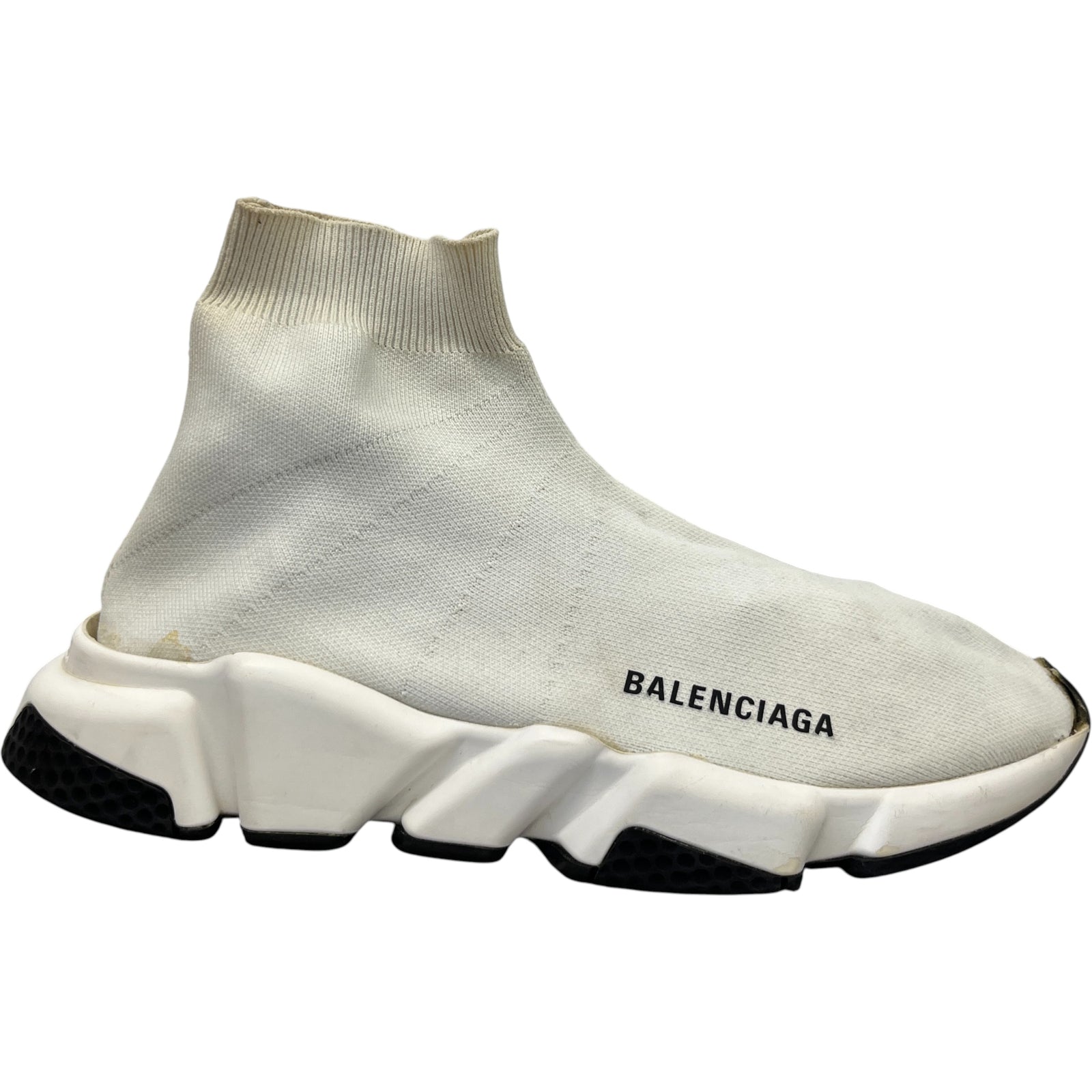 Men's Speed Sock High Trainers White Size EU 40 / UK 6 - Photo 1