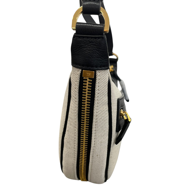 Women's Debossed Logo Bag Beige