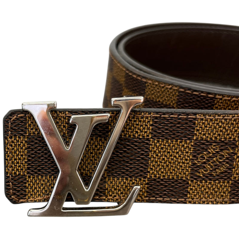 Men's Damier Ebene Reversible Belt Brown Size Waist 28"