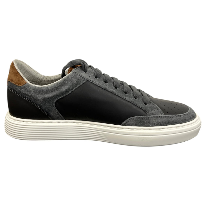 Men's Suede Low Trainers Grey Size UK 8 / EU 42