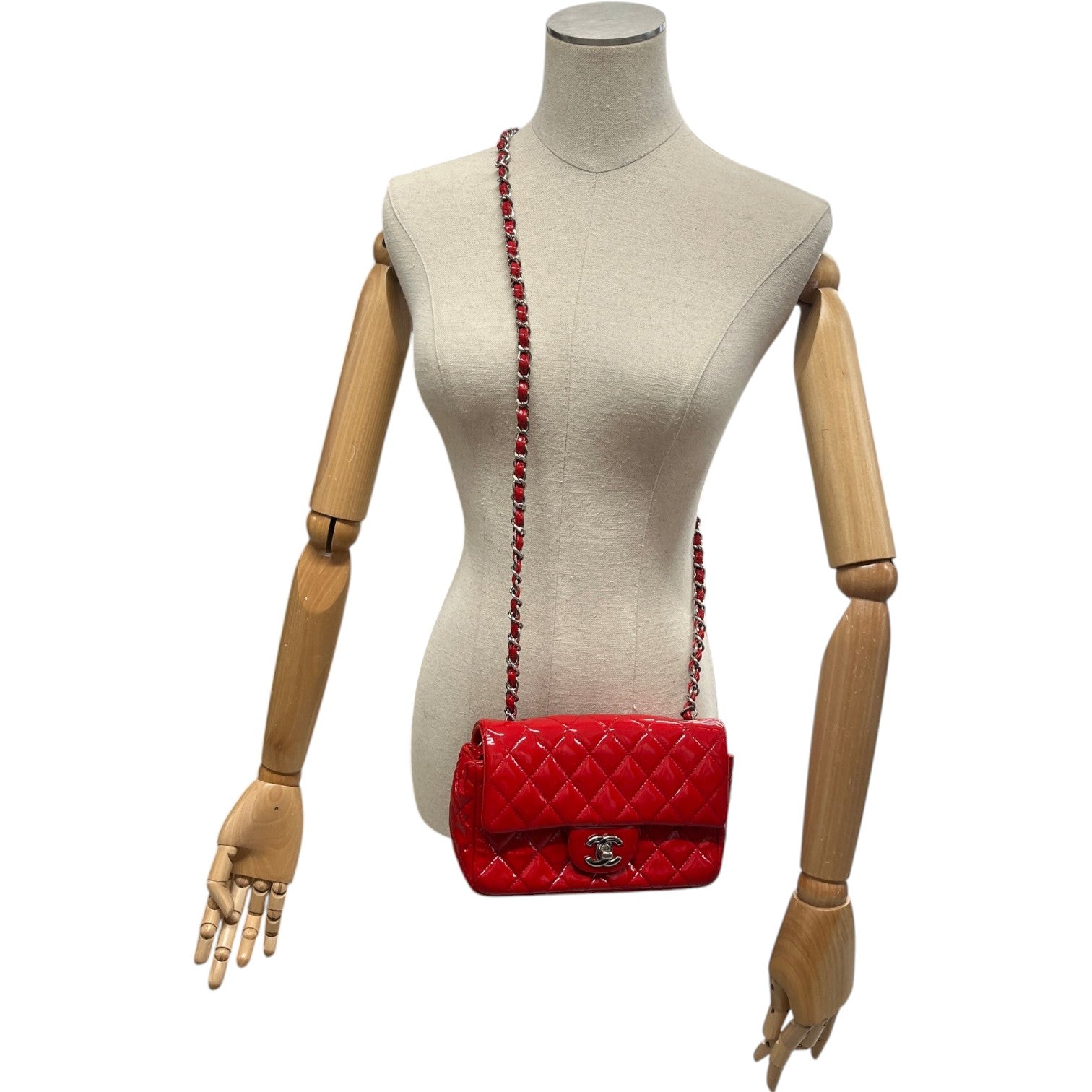 Women's Small Classic Flap Bag Red - Photo 2